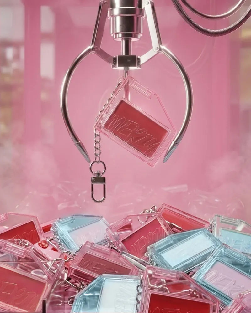 Merzy Let's Wearing Lip & Cheek Keyring - Unique Bunny