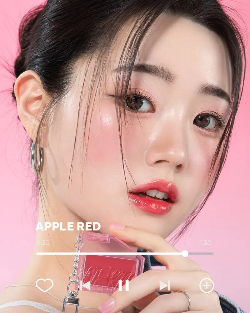Merzy Let's Wearing Lip & Cheek Keyring - Unique Bunny