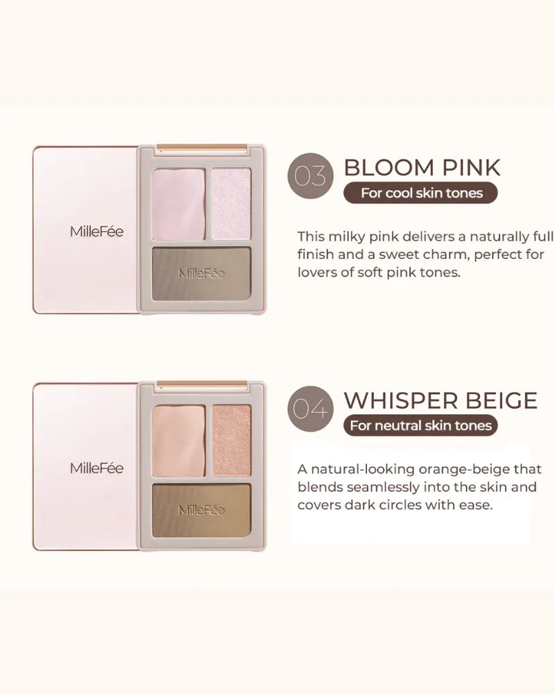 MilleFée Perfect Contour Palette - Unique Bunny