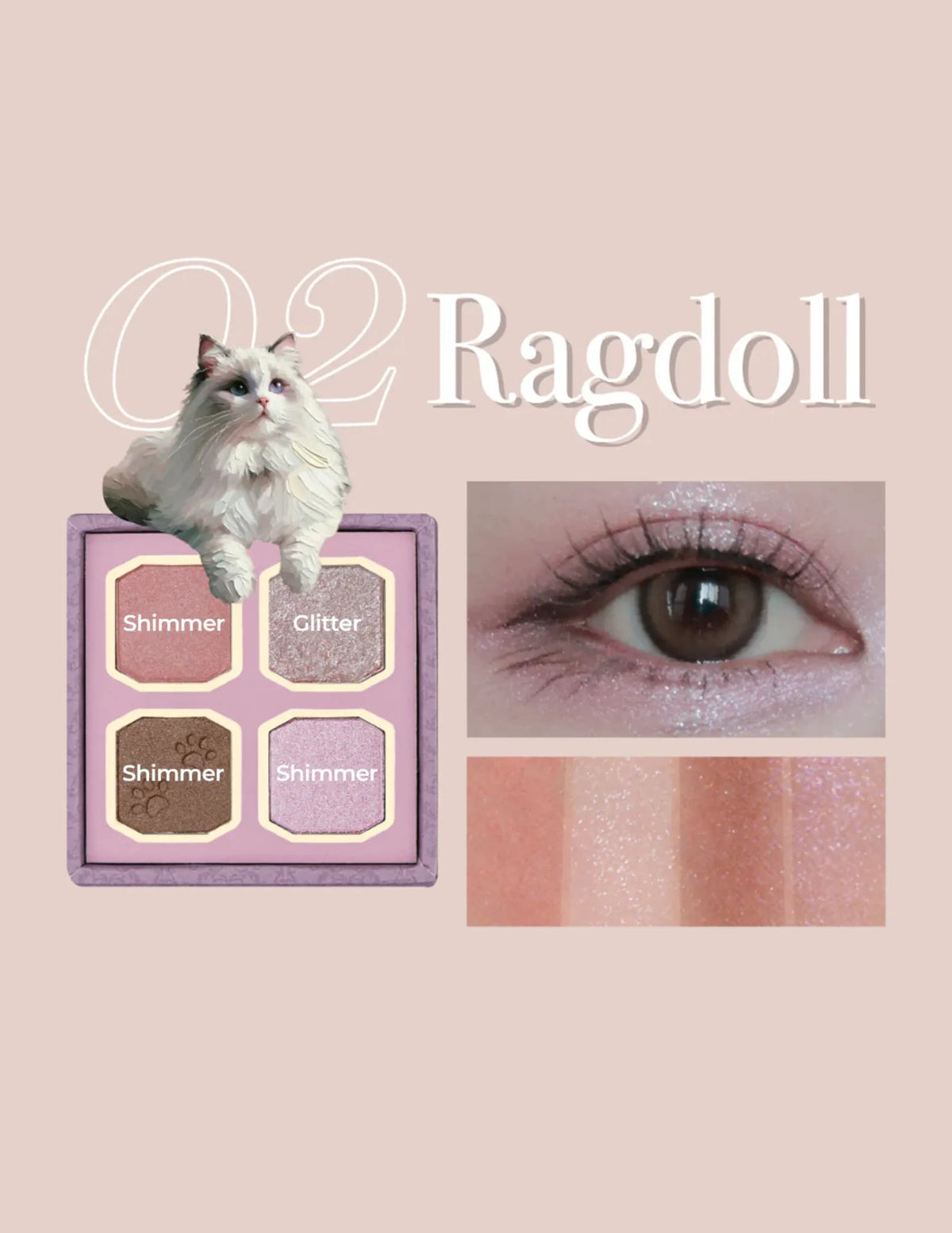 MilleFée My Kitty Eyeshadow Palette - Unique Bunny