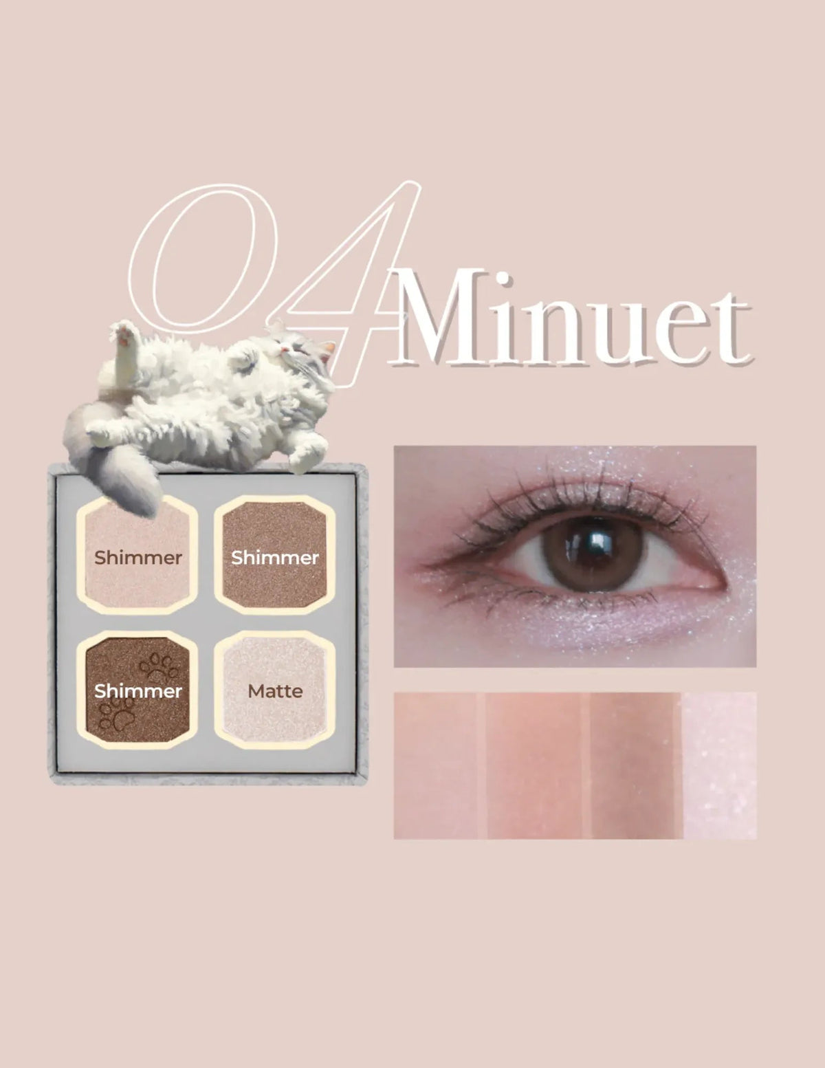 MilleFée My Kitty Eyeshadow Palette - Unique Bunny