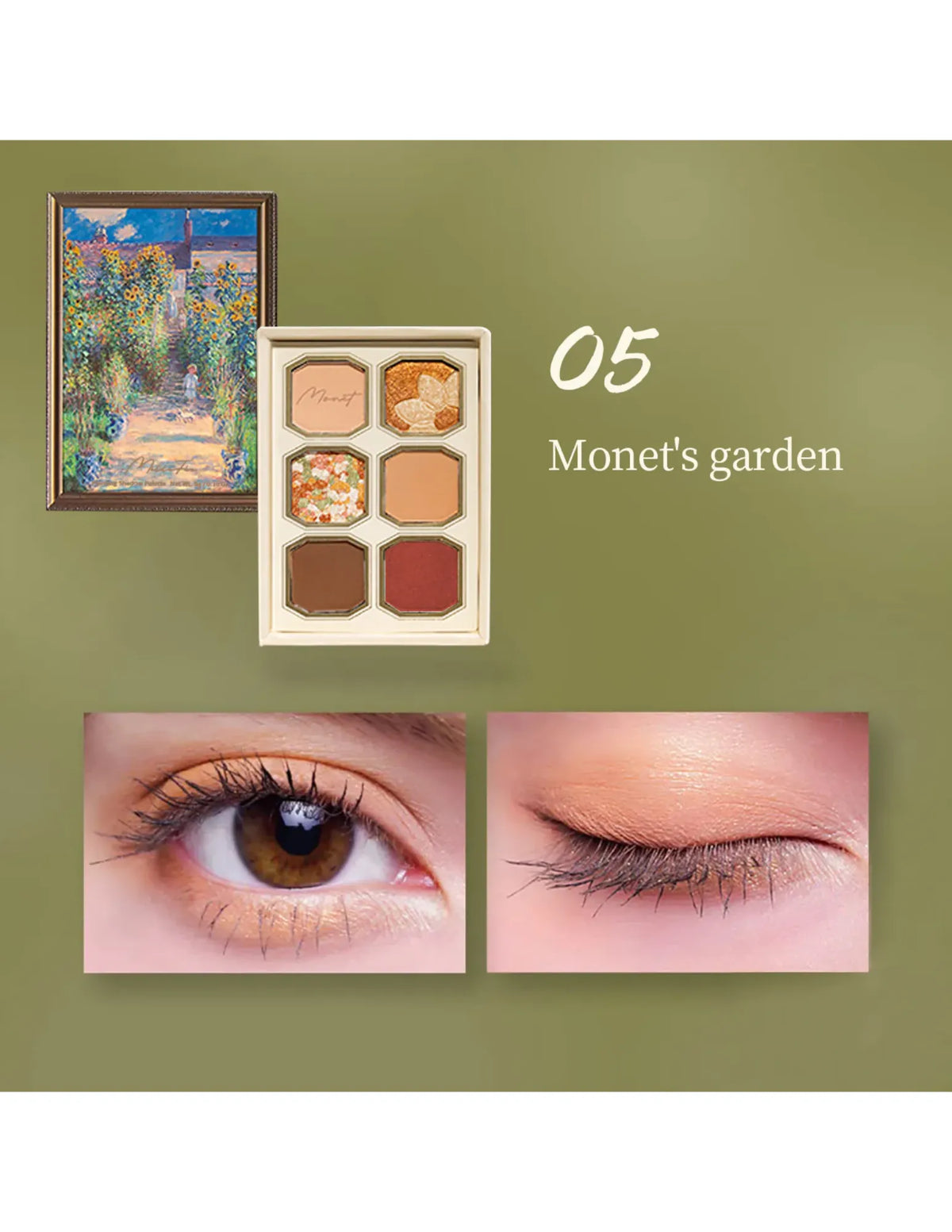MilleFée Painting Eyeshadow Palette | Claude Monet - Unique Bunny
