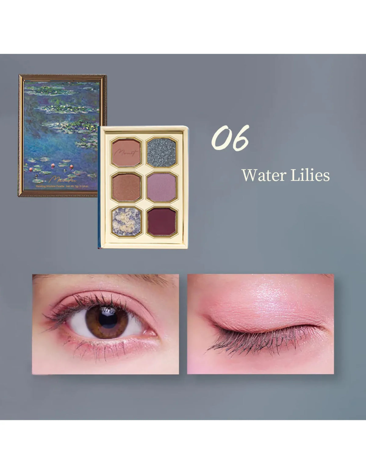 MilleFée Painting Eyeshadow Palette | Claude Monet - Unique Bunny