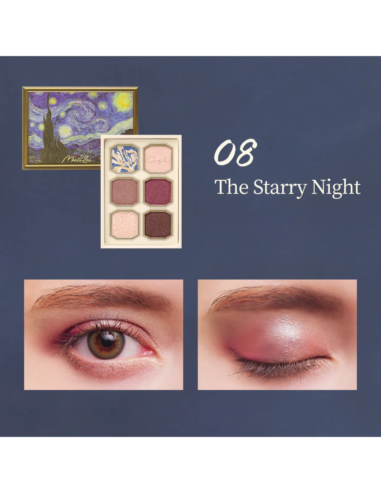 MilleFee Painting Eyeshadow Palette | Vincent van Gogh - Unique Bunny