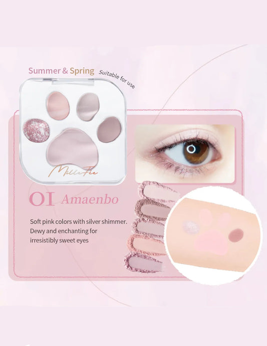 Millefee Meow Paws Eyeshadow Palette - Unique Bunny