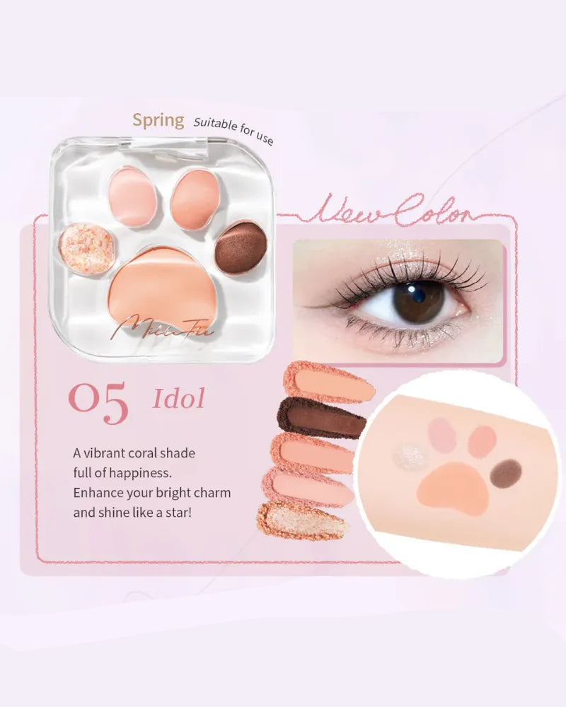 MilleFée Meow Paws Eyeshadow Palette - Unique Bunny