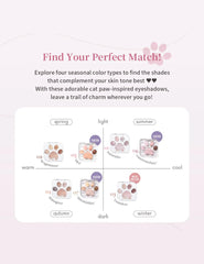Millefee Meow Paws Eyeshadow Palette - Unique Bunny