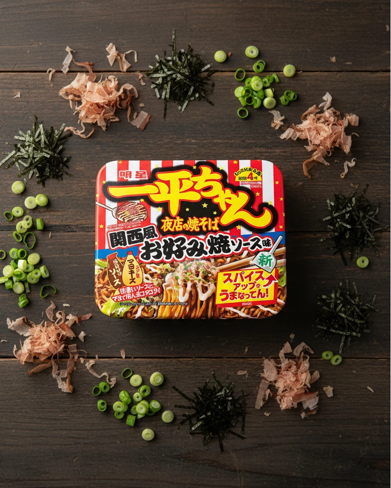 Myojo Ippeichan Kansai-Style Okonomiyaki Yakisoba