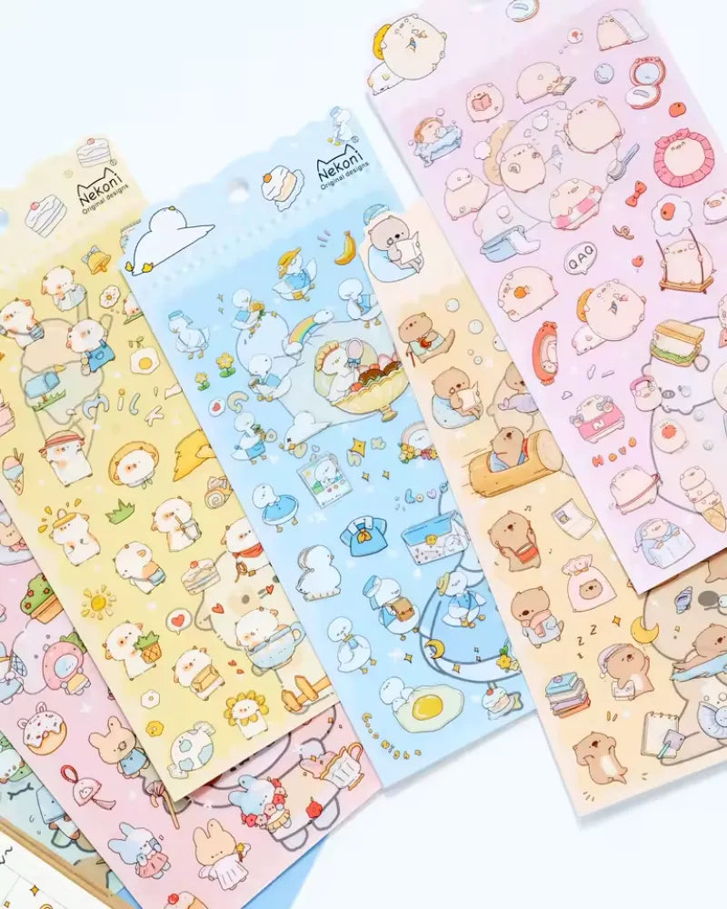 Nekoni Animal Stickers - Unique Bunny
