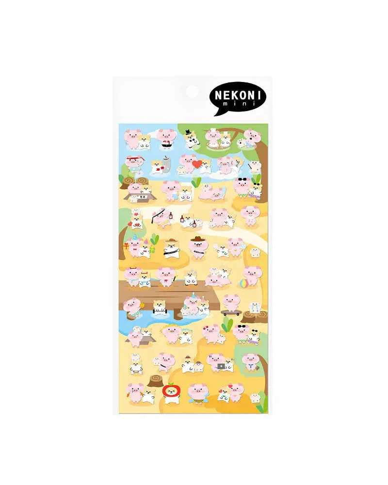 Nekoni Mini Animal Stickers