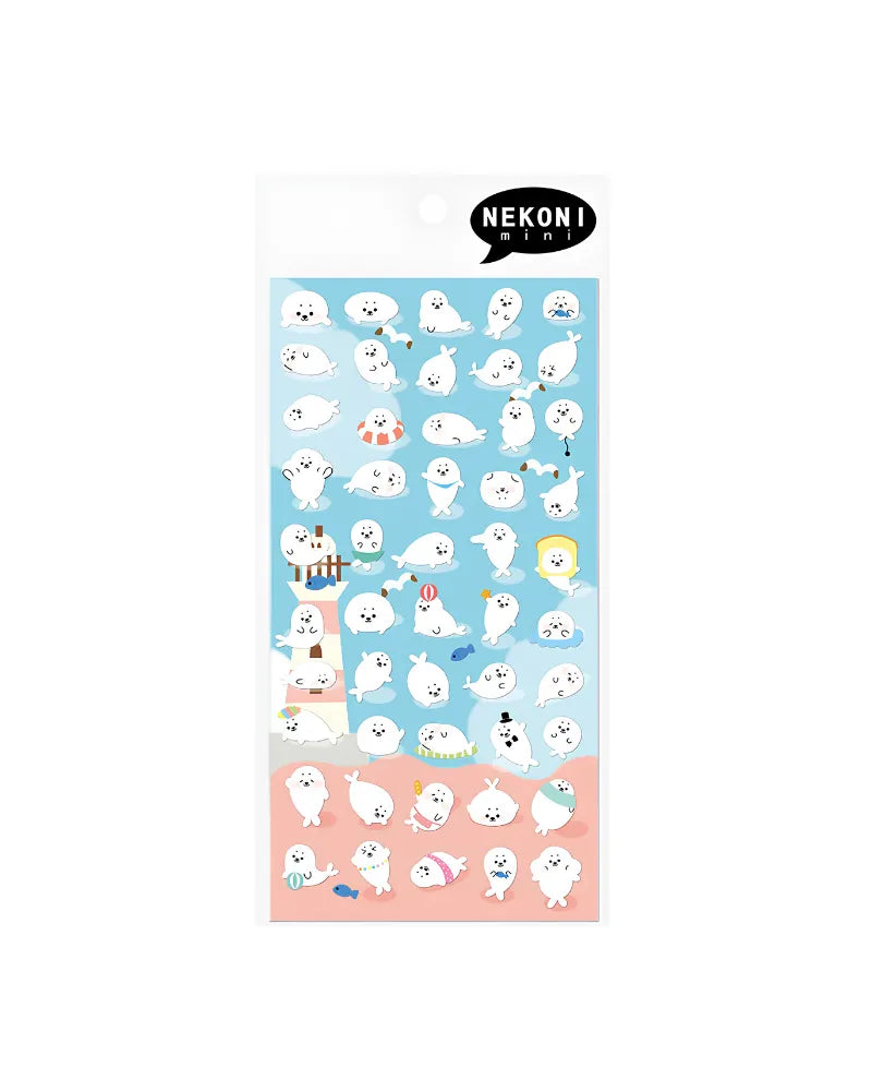 Nekoni Mini Animal Stickers - Unique Bunny