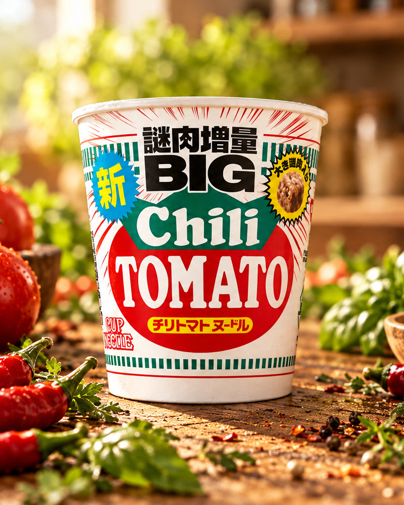Nissin Chilli Tomato Cup Noodle - Unique Bunny