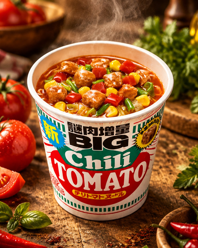 Nissin Chilli Tomato Cup Noodle - Unique Bunny