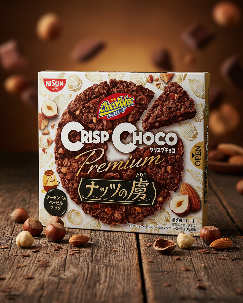 Nissin Crisp Chocolate Premium | Captivated by Nuts - Unique bunny