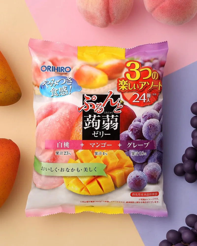 Orihiro Peach & Mango & Grape Jelly - Unique Bunny