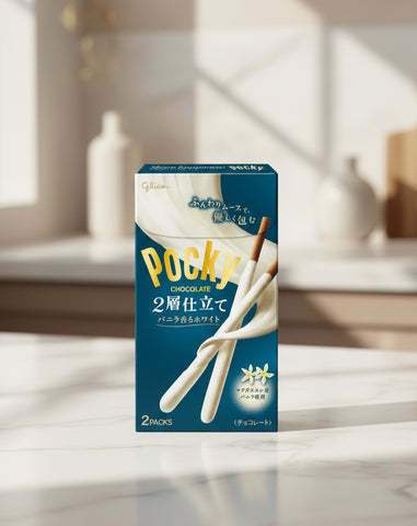 Pocky Two-Layed Vanilla White Chocolate - Unique Bunny