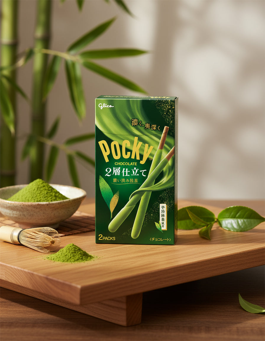 Pocky Two-Layered Matcha - Unique Bunny