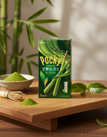 Pocky Two-Layered Matcha - Unique Bunny