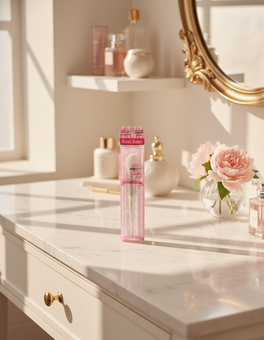 Rosy Rosa Angelic Face & Cheek Brush - Unique Bunny