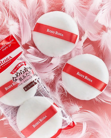 Rosy Rosa Veludo Touch Puff - Unique Bunny