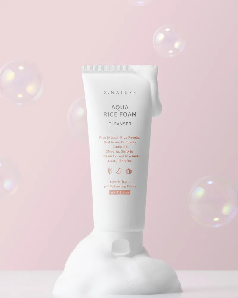 S.NATURE Aqua Rice Foam Cleanser - Unique Bunny