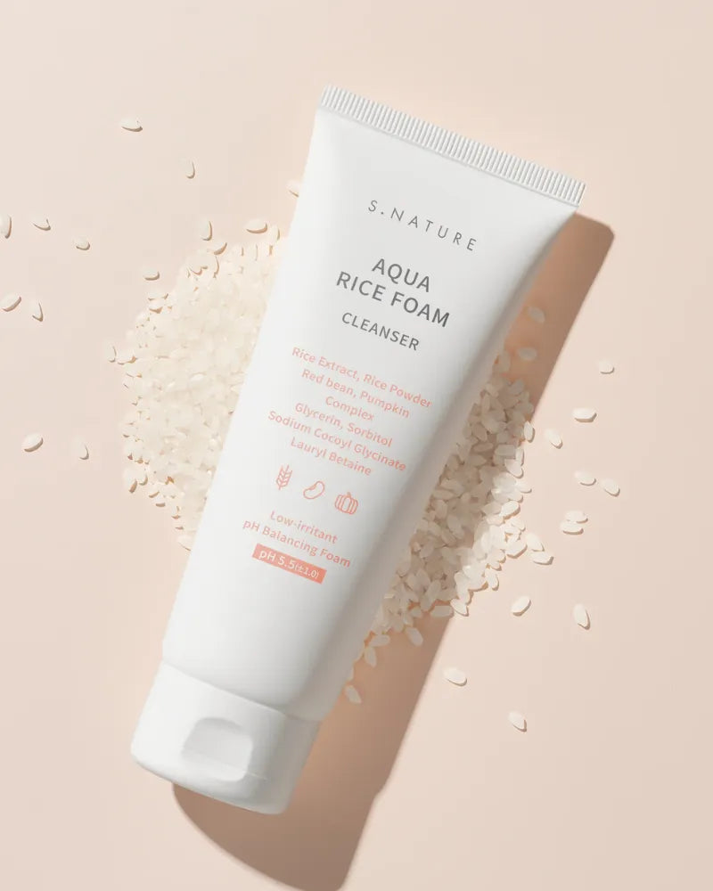 S.NATURE Aqua Rice Foam Cleanser - Unique Bunny
