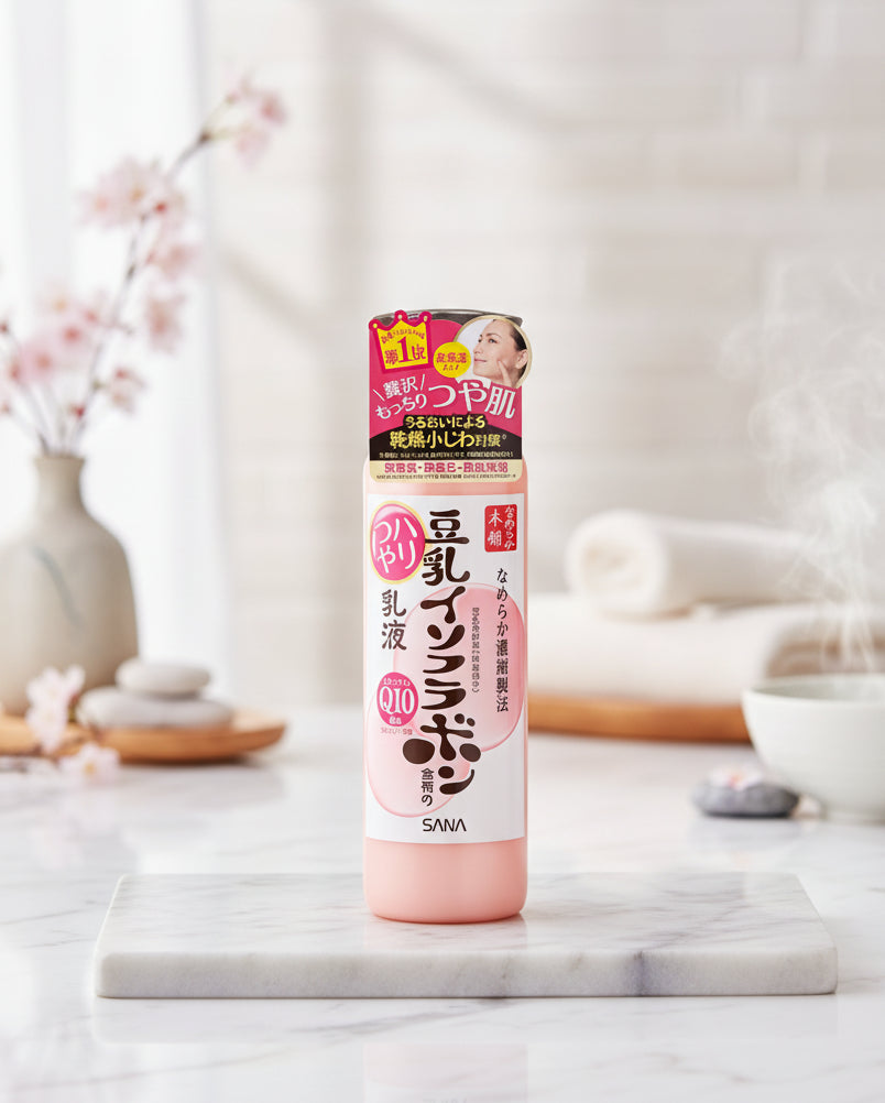 SANA Nameraka Honpo Firming & Radiance Milky Lotion - unique Bunny