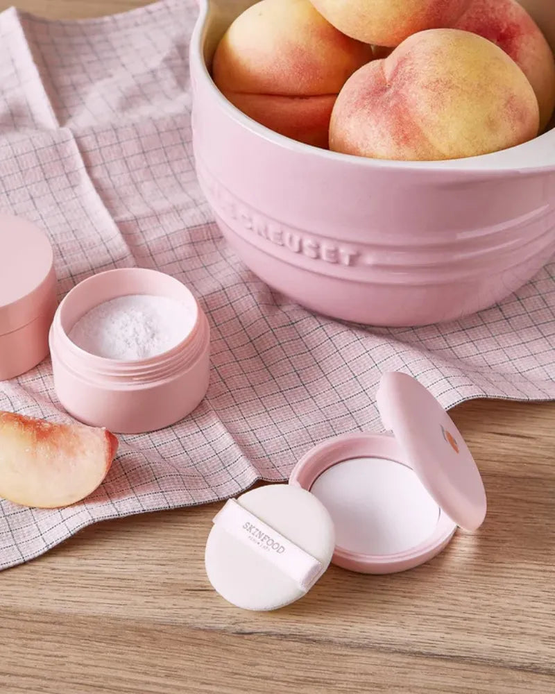 SKINFOOD Peach Cotton Pore Blur Pact - Unique Bunny