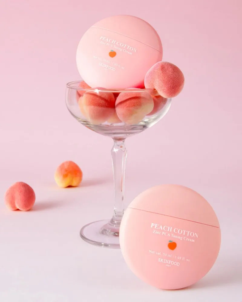  SKINFOOD Peach Cotton Zinc PCA Toning Cream - Unique Bunny