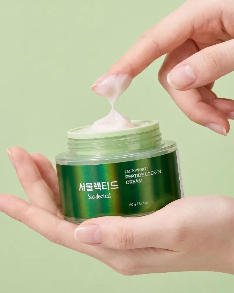  Seoulected Mugwort Peptide Lock-In Cream - Unique Bunny