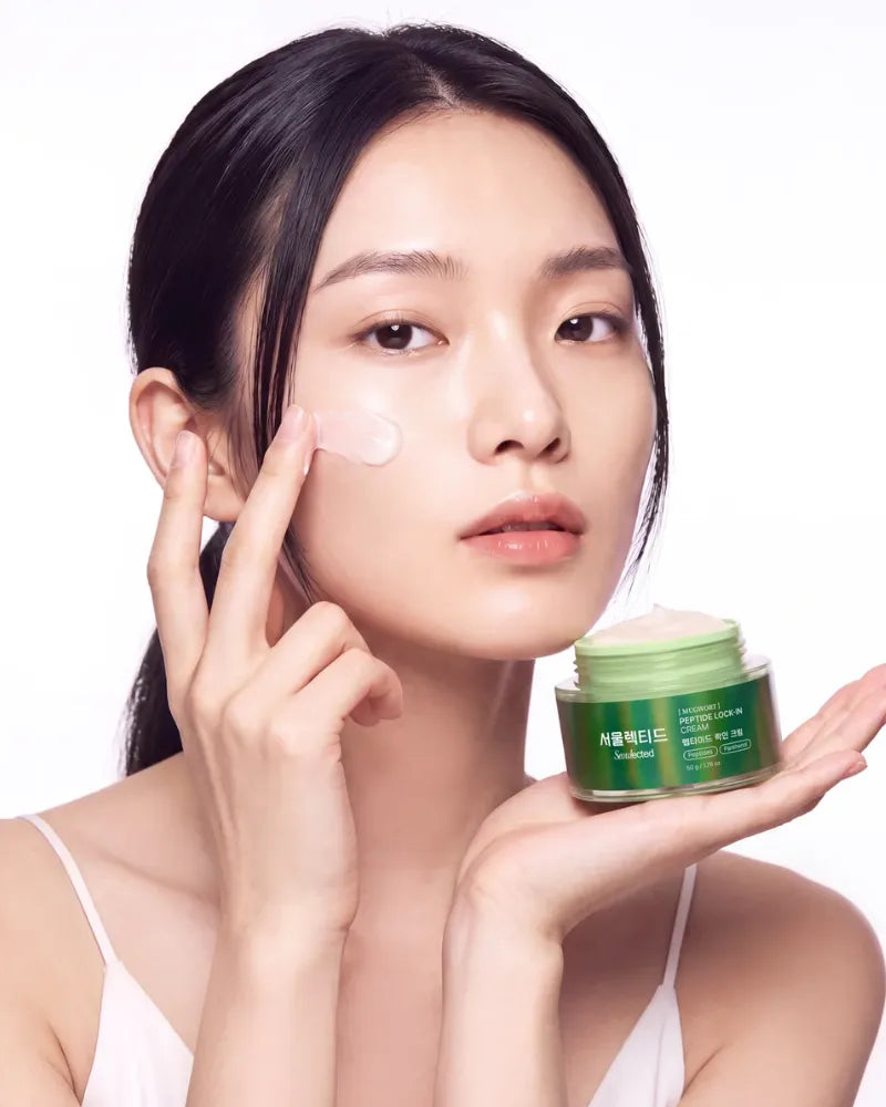  Seoulected Mugwort Peptide Lock-In Cream - Unique Bunny