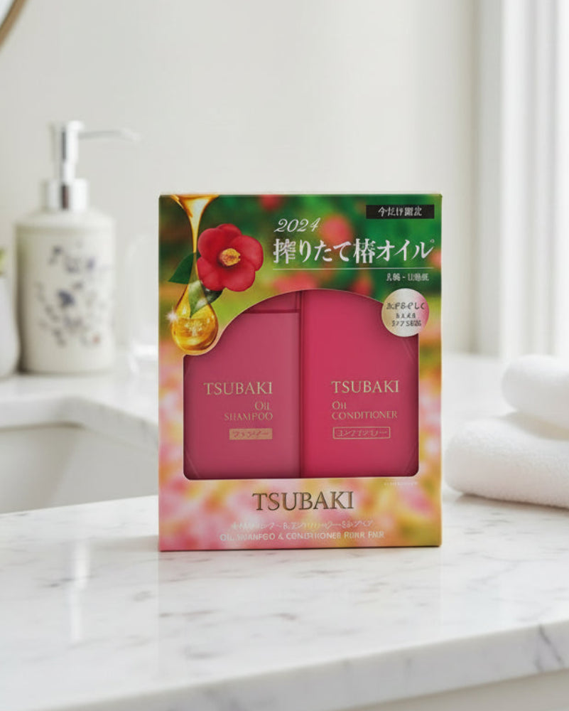Shiseido Tsubaki Oil Shampoo & Conditioner Set - Unique Bunny