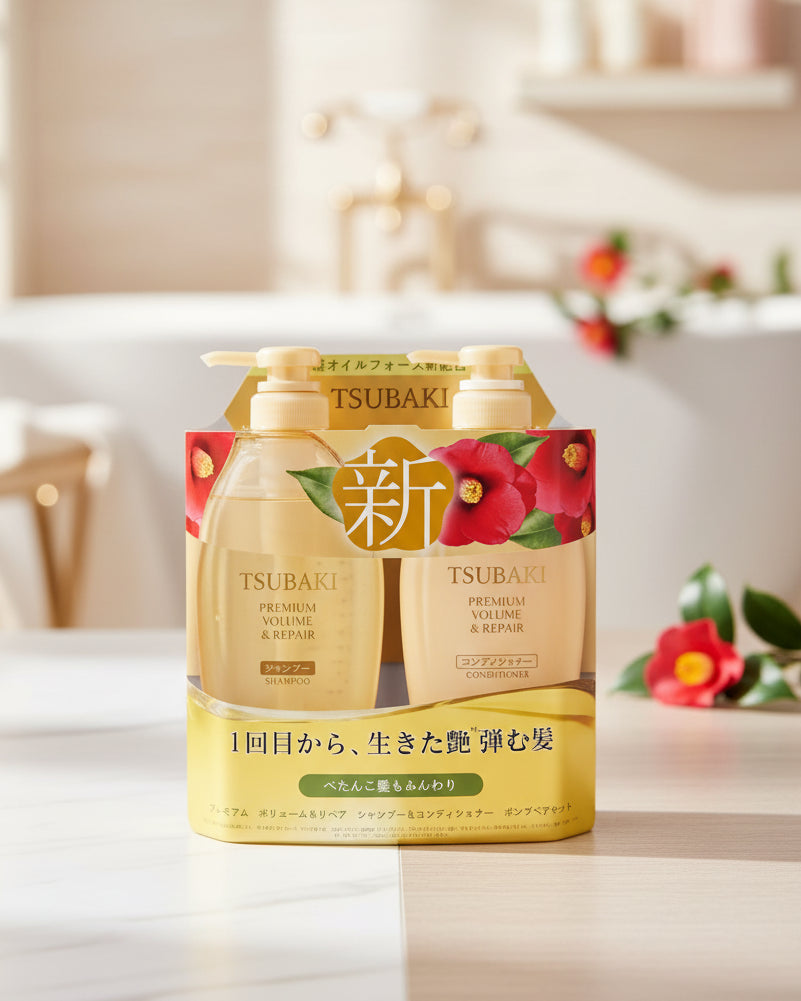 Shiseido Tsubaki Premium Repair Shampoo & Conditioner Set - Unique Bunny