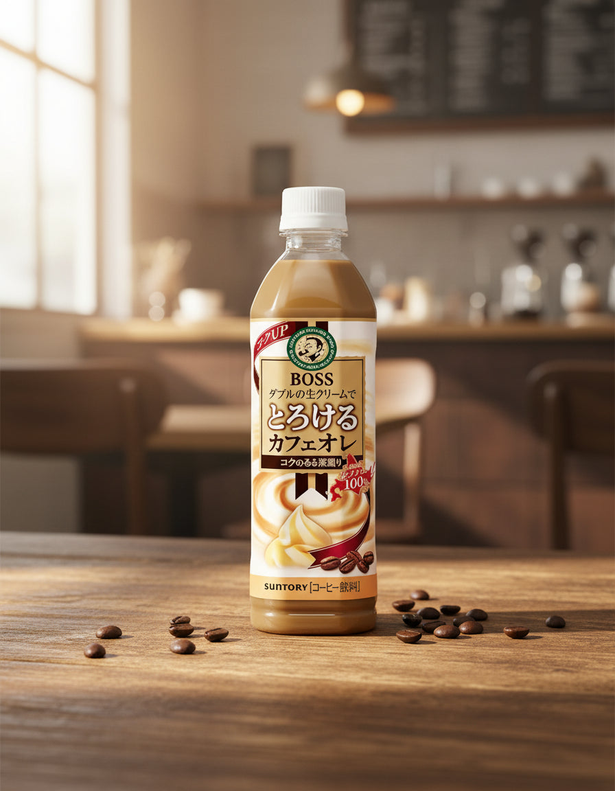 Suntory Boss Melting Cafe au Lait - unique Bunny