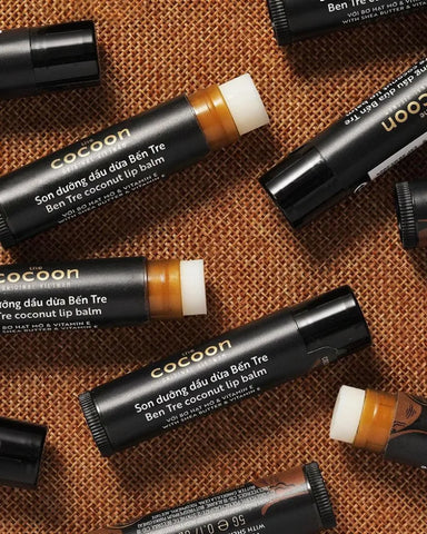 The Cocoon Ben Tre Coconut Lip Balm - Unique Bunny