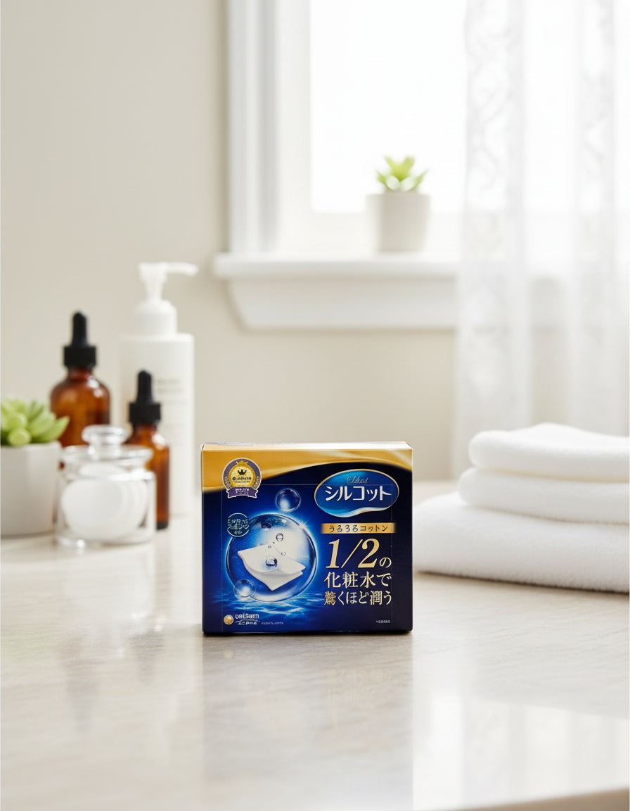 Unicharm 1/2 Cotton Pad - Unique Bunny