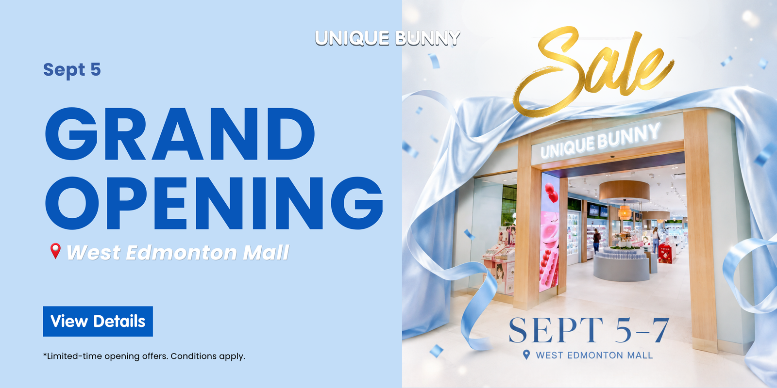 Unique Bunny West Edmonton Mall Grand Opening