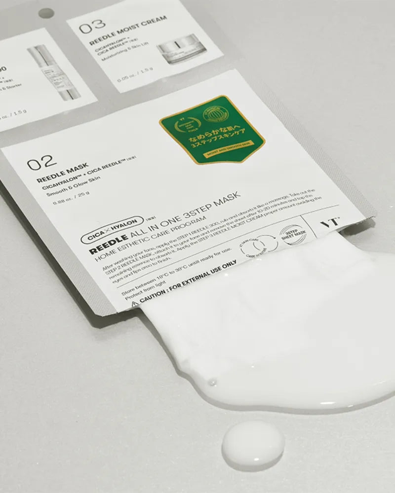 VT Cosmetics Reedle Shot All In One 3Step Mask - Unique Bunny