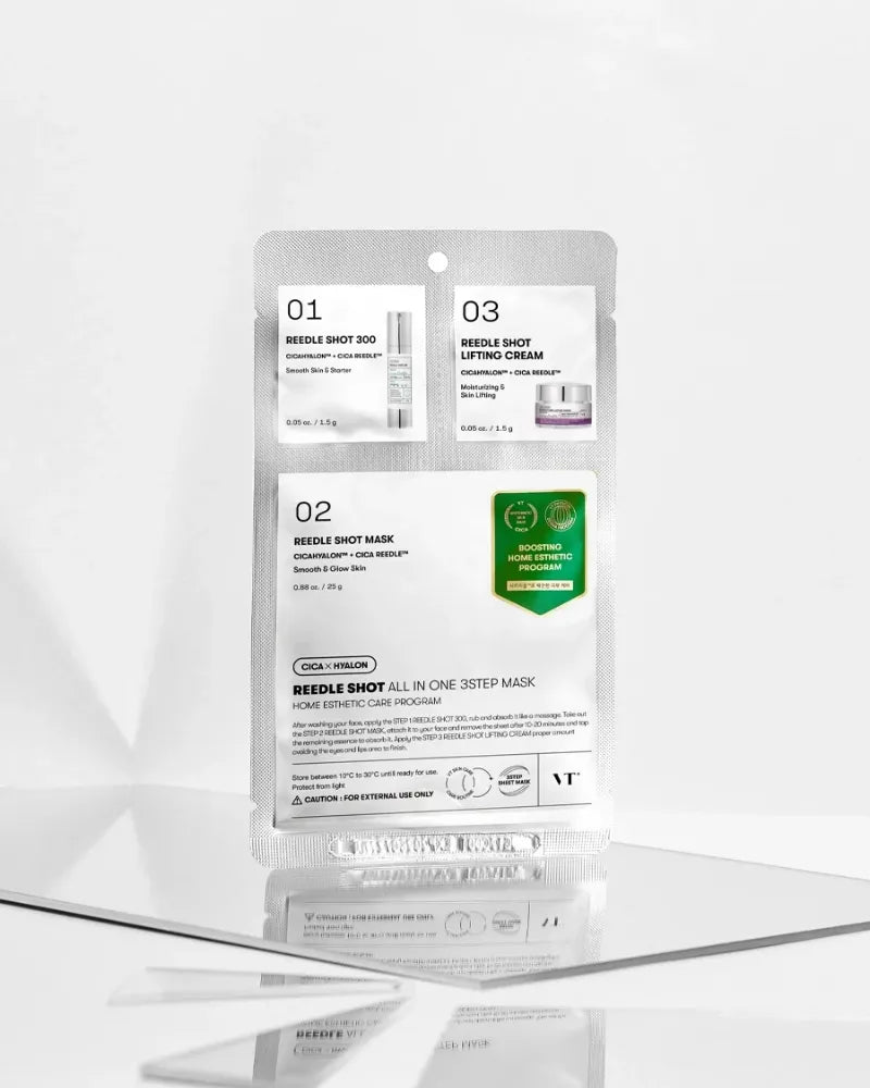 VT Cosmetics Reedle Shot All In One 3Step Mask - Unique Bunny