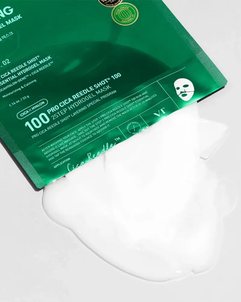 VT Pro Cica Reedle Shot 100 2Step Hydrogel Mask - Unique Bunny