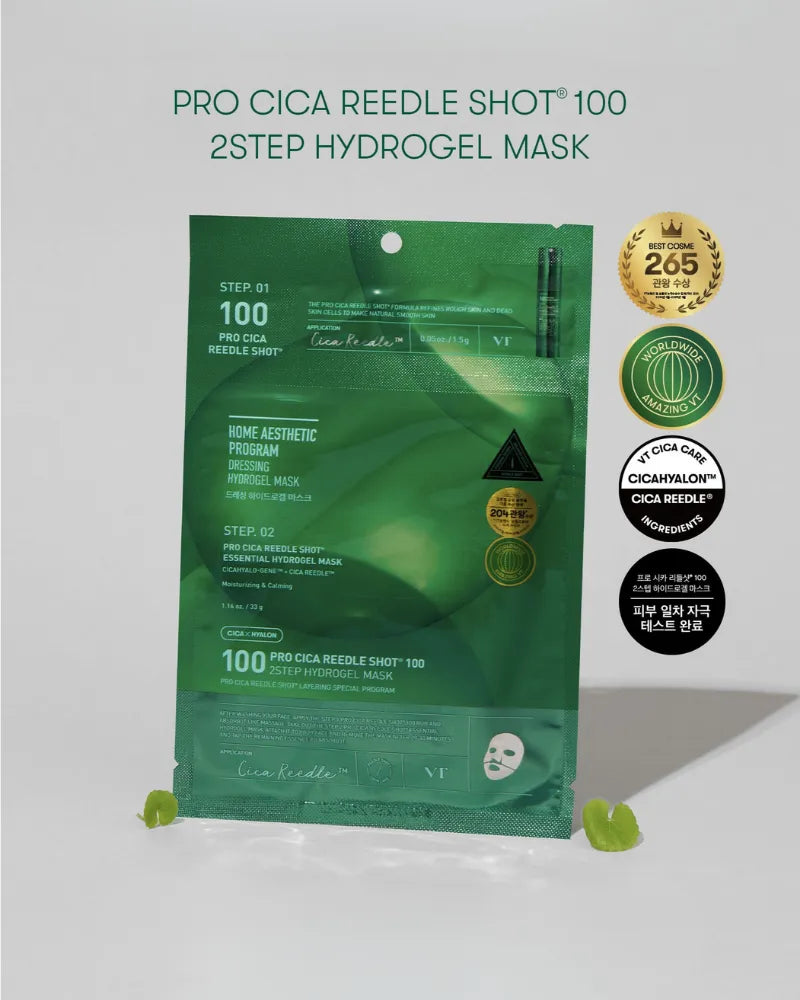 VT Pro Cica Reedle Shot 100 2Step Hydrogel Mask - Unique Bunny