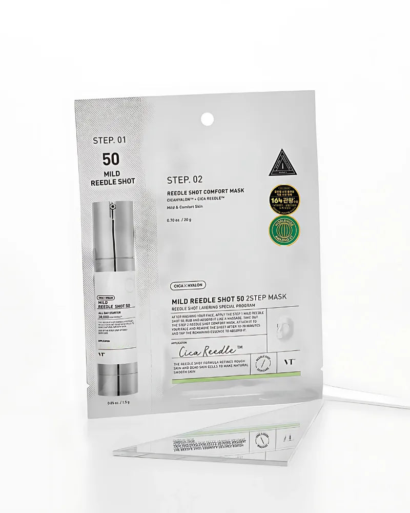 VT Reedle Shot Mild 50 2-Step Mask - Unique Bunny