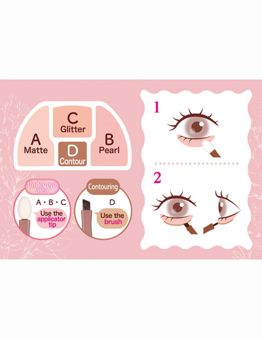 Canmake Plumpuku Coordinate Eyes - Unique Bunny