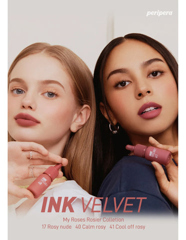 Peripera Ink Velvet Lip Tint | My Roses Rosier Collection - Unique Bunny