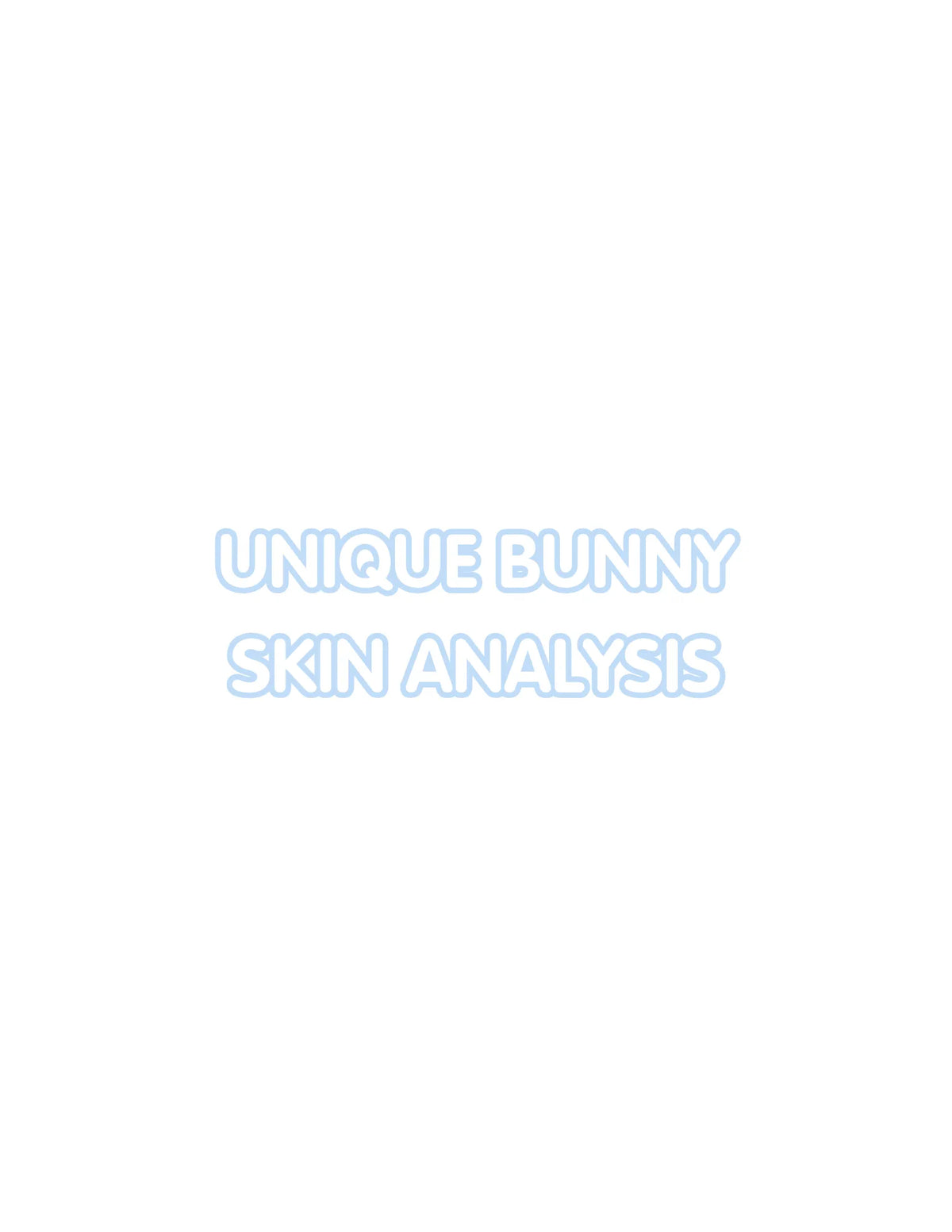 Unique Bunny Skin Analysis