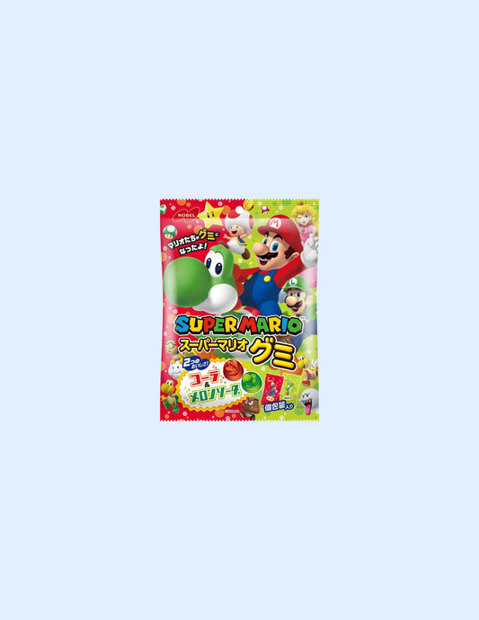 Nobel Super Mario Cola & Melon Soda Gummy - Unique Bunny