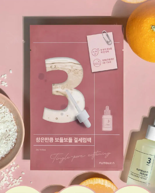 numbuzin No.3 Tingle Pore-Softening Sheet Mask - Unique Bunny