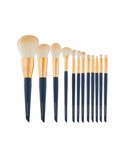 AMORTALS Star Beats Makeup Brush Set 12PCS - Unique Bunny