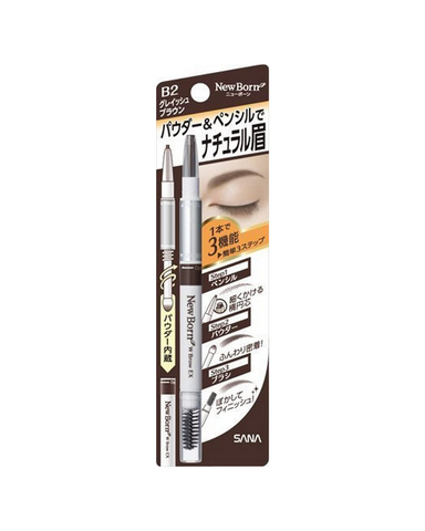 SANA New Born 3-Way Eyebrow Pencil