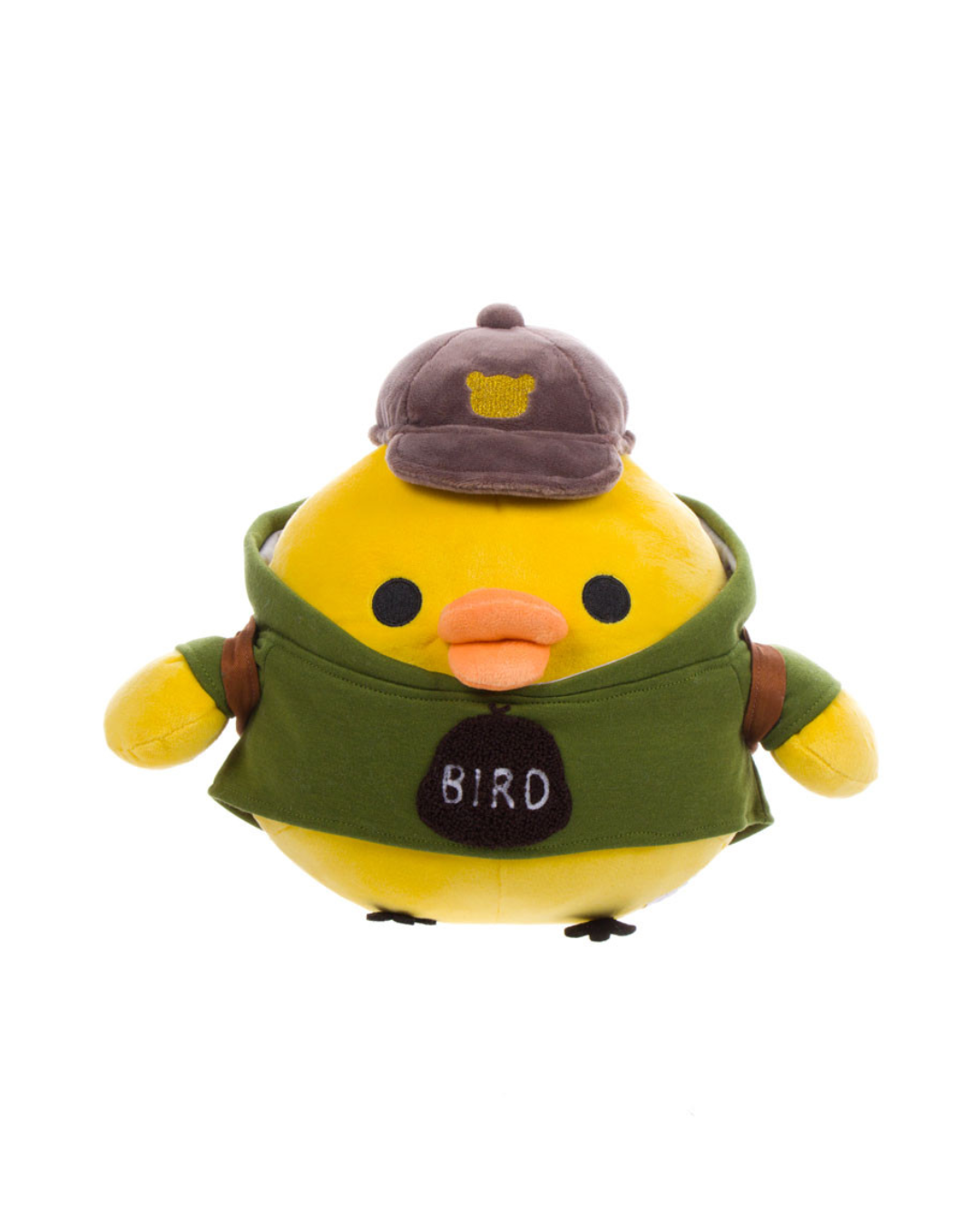 San-X Kiiroitori Khaki Hoodie Plush